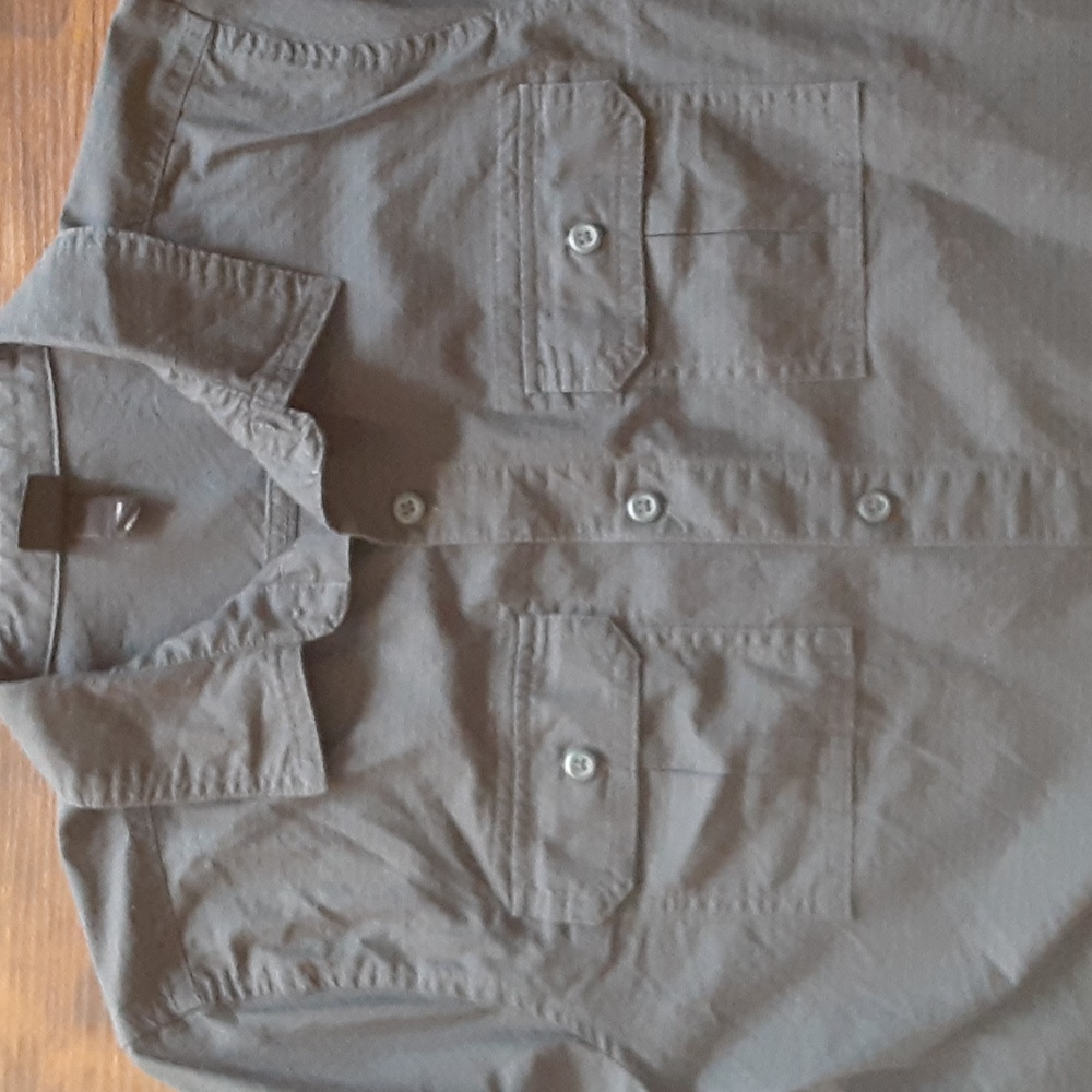 Art Class Boys Long Sleeve Button Down Shirt Charcoal